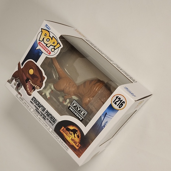 Funko Pop Jurassic World Atrociraptor (Panthera) #1216 - Collectible - Picture 15 of 16